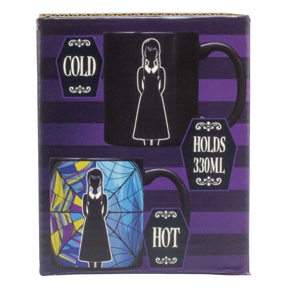 Wednesday Heat Change Mug Ophelia Window 330 ml 5056563717690