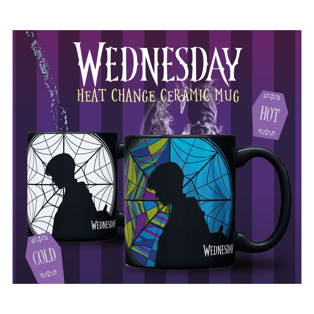Wednesday Heat Change Mug Ophelia Window 330 ml 5056563717690