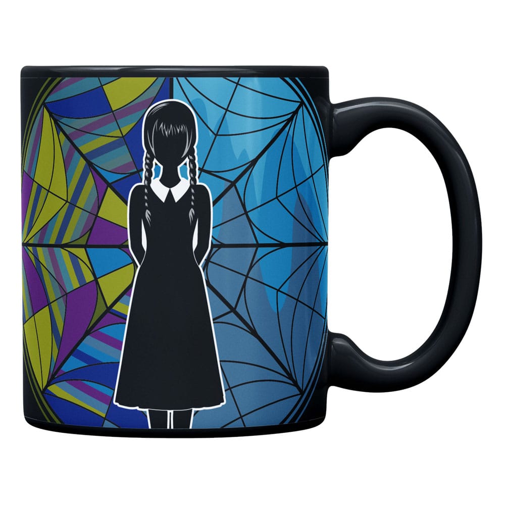 Wednesday Heat Change Mug Ophelia Window 330 ml 5056563717690