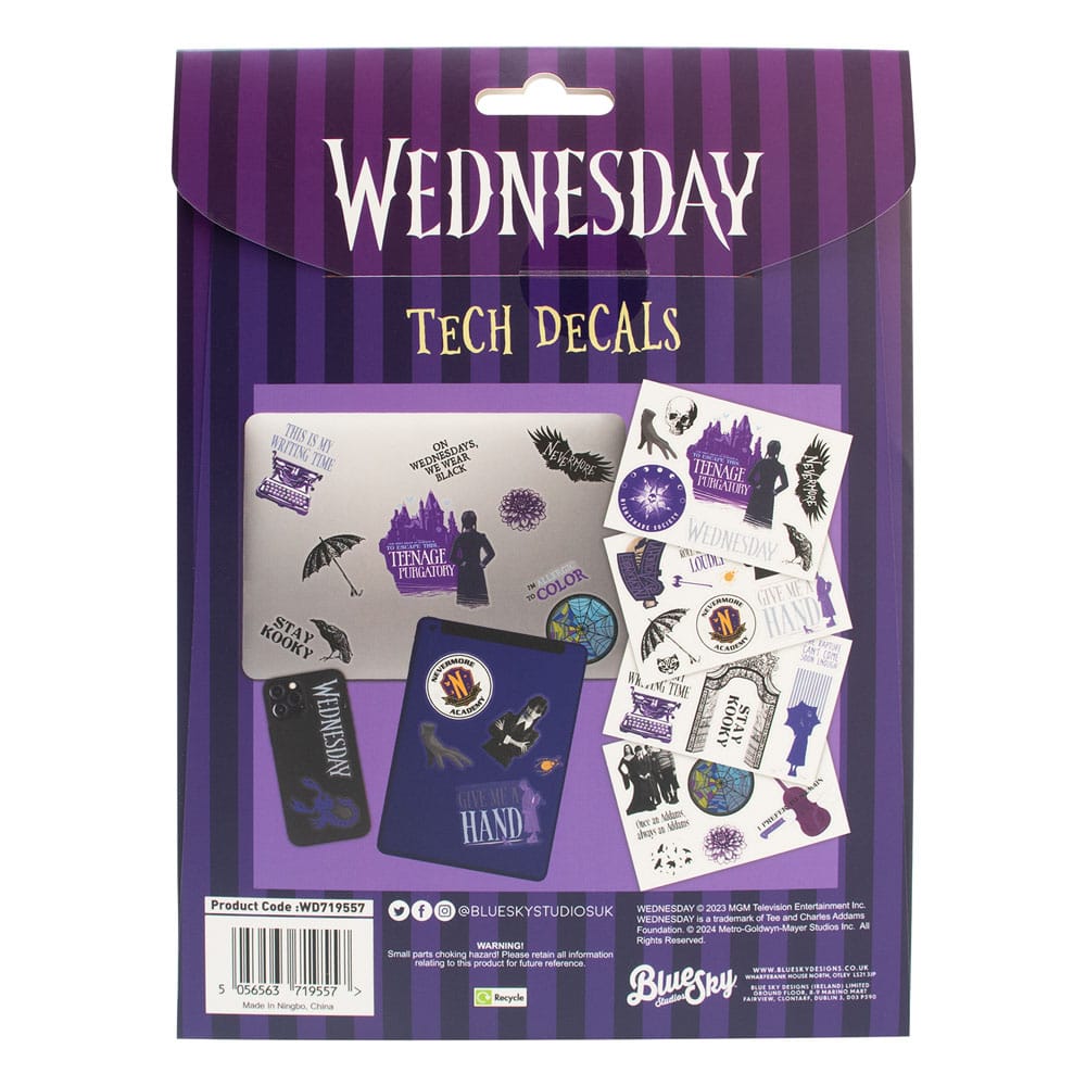 Wednesday Sticker Set Various 5056563719557
