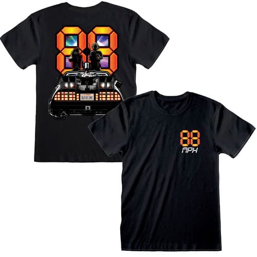 Back to the Future T-Shirt 88Mph Size S 5056811556033
