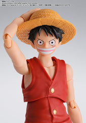 One Piece S.H. Figuarts Action Figure Monkey D. Luffy Romance Dawn 15 cm 4573102664730