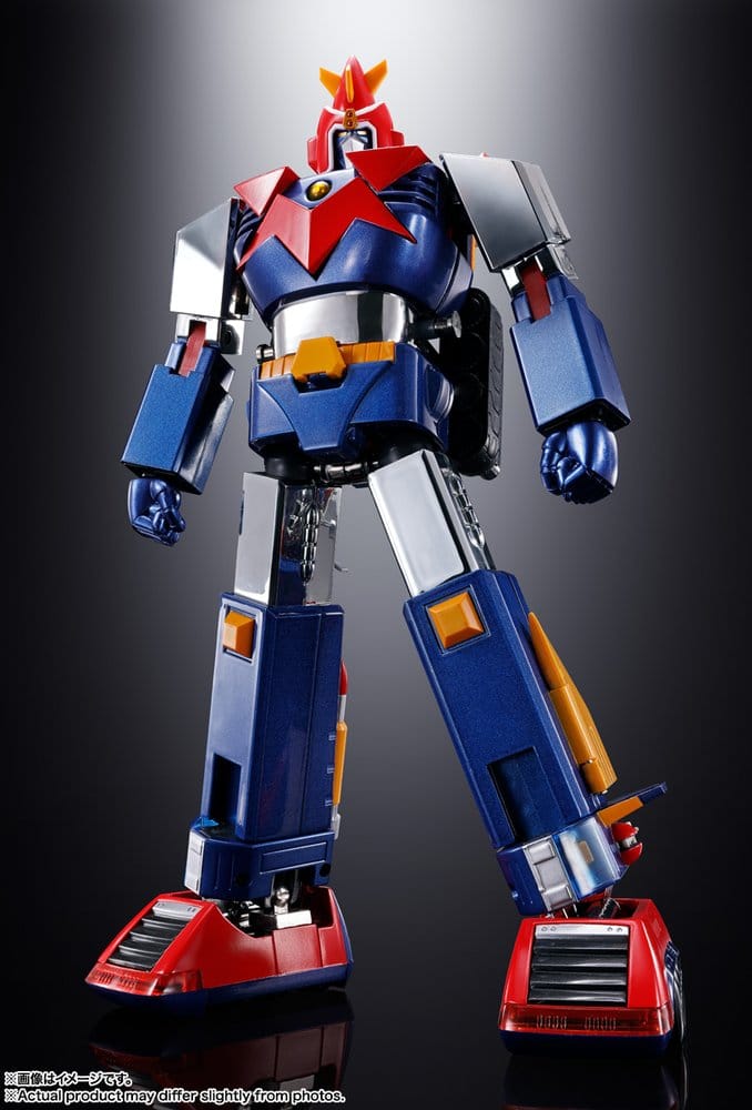 Super Electromagnetic Machine Voltes V Soul of Chogokin Diecast Action Figure GX-31SP Chodenji Machine Voltes V Chogokin 50th Ver. 25 cm 4573102664853