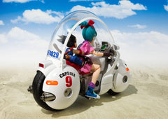 Dragon Ball S.H. Figuarts Vehicle with Figure Bulma's Motorcycle Hoipoi Capsule No. 9 17 cm 4573102664983