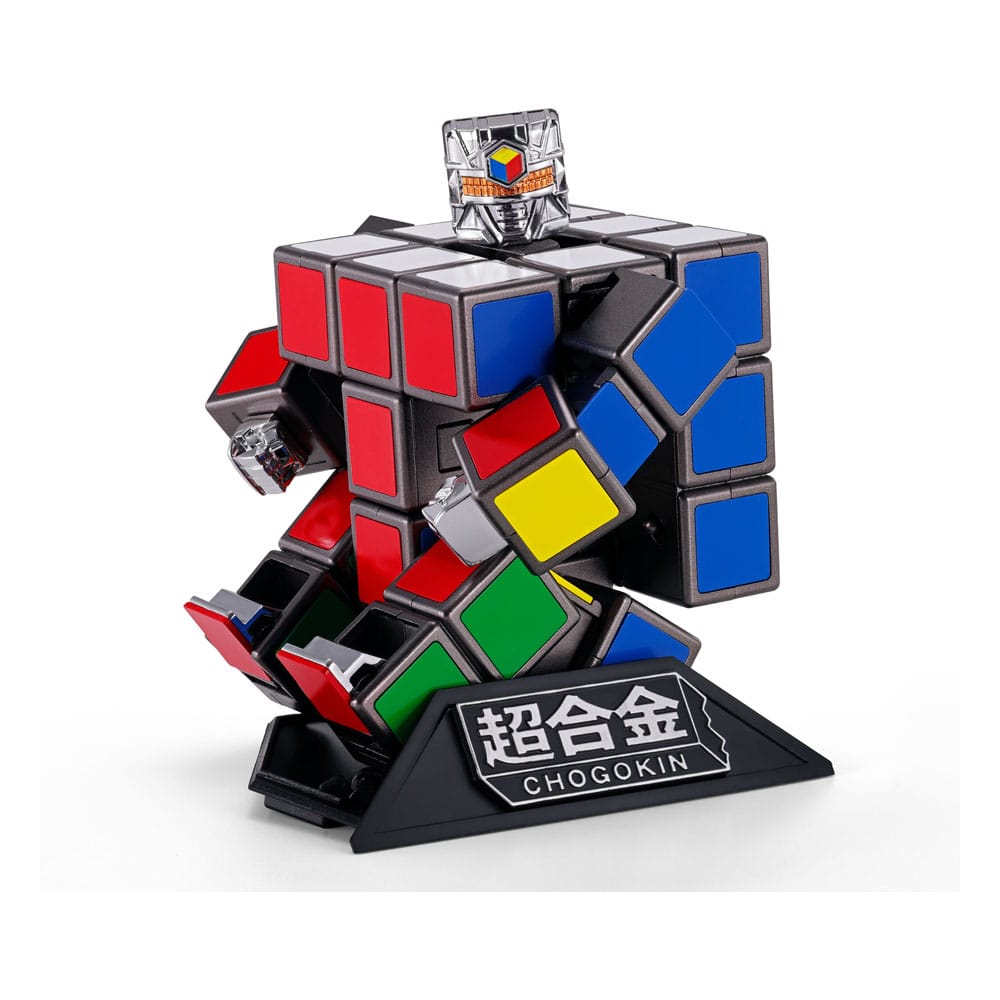 Rubik´s Cube Soul of Chogokin Diecast Action Figure Rubik´s Cube Robo 15 cm 4573102666529