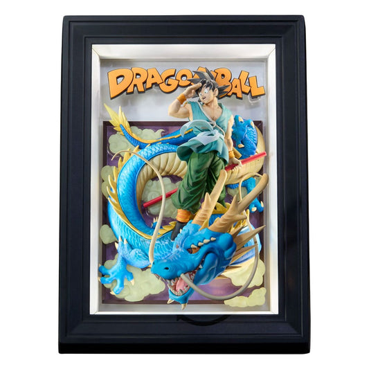 Dragon Ball Z Tamashii Art 3D Relief Picture Son Goku & Dragon 27 cm 4573102675408