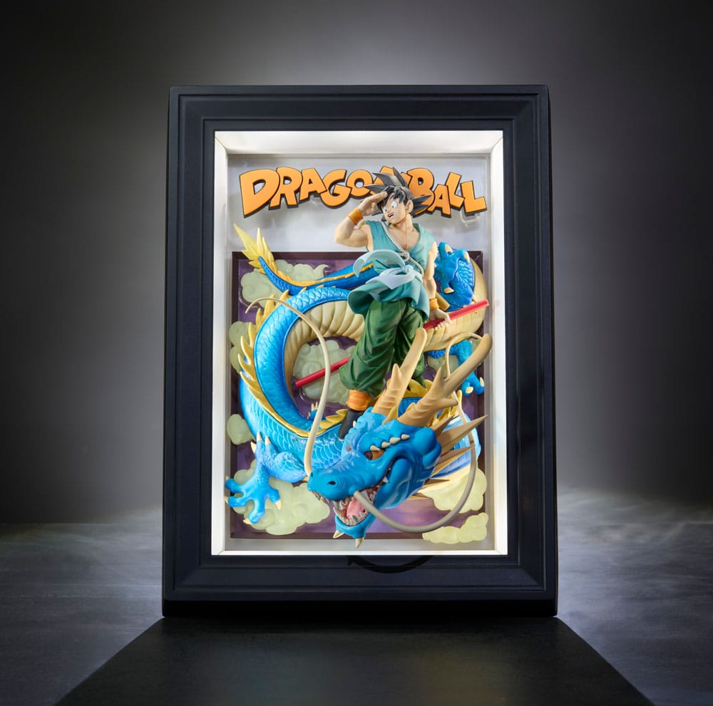 Dragon Ball Z Tamashii Art 3D Relief Picture Son Goku & Dragon 27 cm 4573102675408