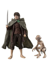 Lord of the Rings S.H. Figuarts Action Figures Frodo Baggins & Gollum 4573102675637
