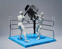 Tamashii Stage Action Figure Accessory Act Ring Corner & Folding Chair Set Neutral Ver. 4573102675668