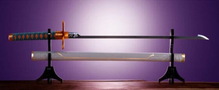 Demon Slayer: Kimetsu no Yaiba Proplica Replica 1/1 Nichirin Sword (Shinobo Kocho) 88 cm 4573102675811