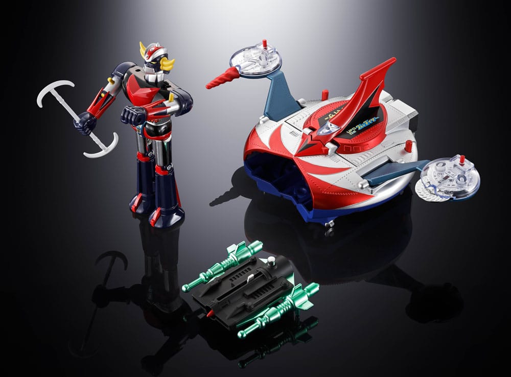 UFO Robo Grendizer Chogokin Actionfigur Deluxe Grendizer & UFO Spazer 14 cmUFO Robo Grendizer Chogokin Action Figure Deluxe Grendizer & UFO Spazer 14 cmUFO Robo Grendizer figurine Chogokin Deluxe Grendizer & UFO Spazer 14 cmUFO Robo Grendizer Figura Chogo 4573102675880