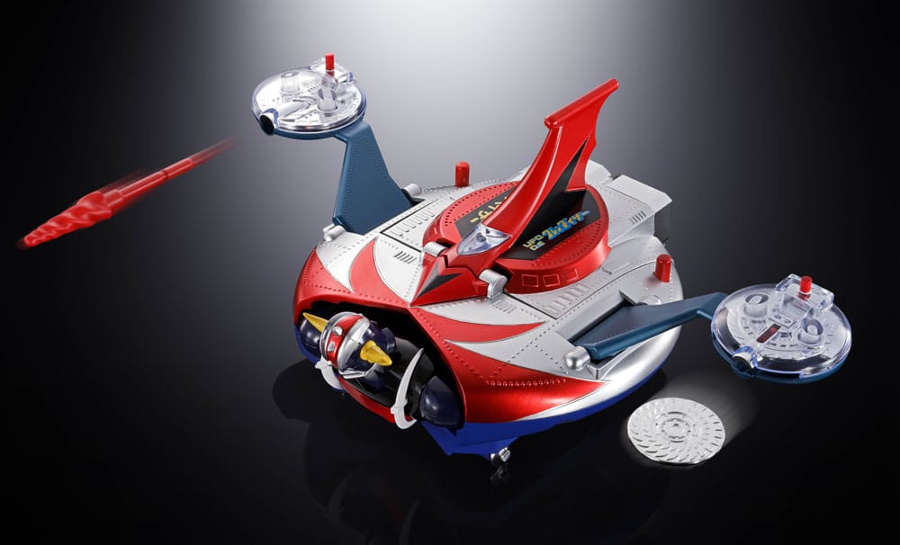 UFO Robo Grendizer Chogokin Actionfigur Deluxe Grendizer & UFO Spazer 14 cmUFO Robo Grendizer Chogokin Action Figure Deluxe Grendizer & UFO Spazer 14 cmUFO Robo Grendizer figurine Chogokin Deluxe Grendizer & UFO Spazer 14 cmUFO Robo Grendizer Figura Chogo 4573102675880