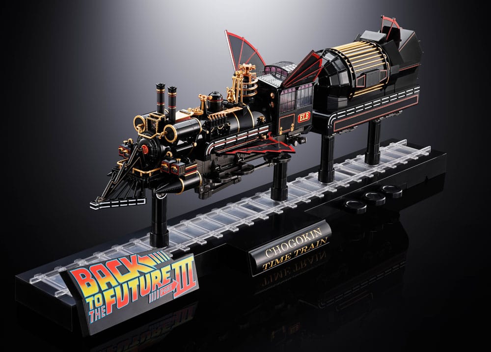 Back To The Future Chogokin Action Figure Time Train 52 cm   4573102675897