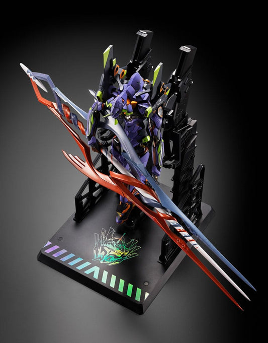 Neon Genesis Evangelion Metal Build Action Figure Eva Test Type-01 30th with the Spear of Gaius 22 cm 4573102676337