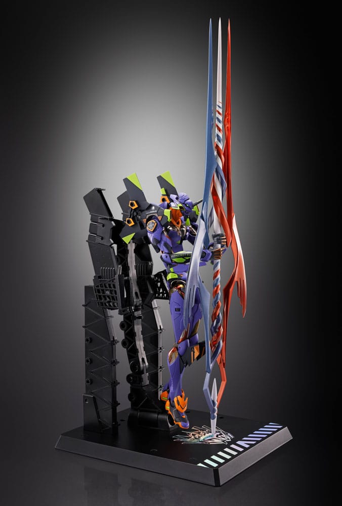 Neon Genesis Evangelion Metal Build Action Figure Eva Test Type-01 30th with the Spear of Gaius 22 cm 4573102676337