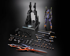 Neon Genesis Evangelion Metal Build Action Figure Eva Test Type-01 30th with the Spear of Gaius 22 cm 4573102676337