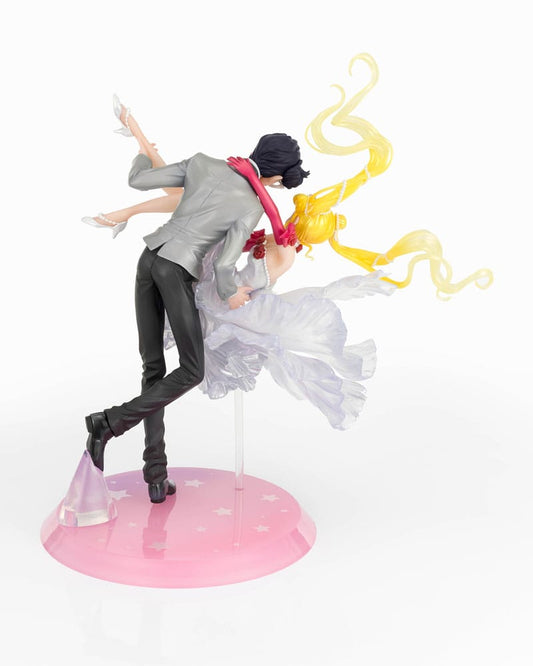 Sailor Moon FiguartsZERO Chouette PVC Statue Usagi & Tuxedo Mask Moonlight Glow Edition 24 cm 4573102686558