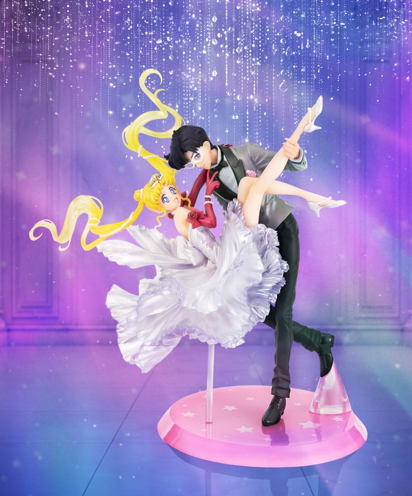 Sailor Moon FiguartsZERO Chouette PVC Statue Usagi & Tuxedo Mask Moonlight Glow Edition 24 cm 4573102686558