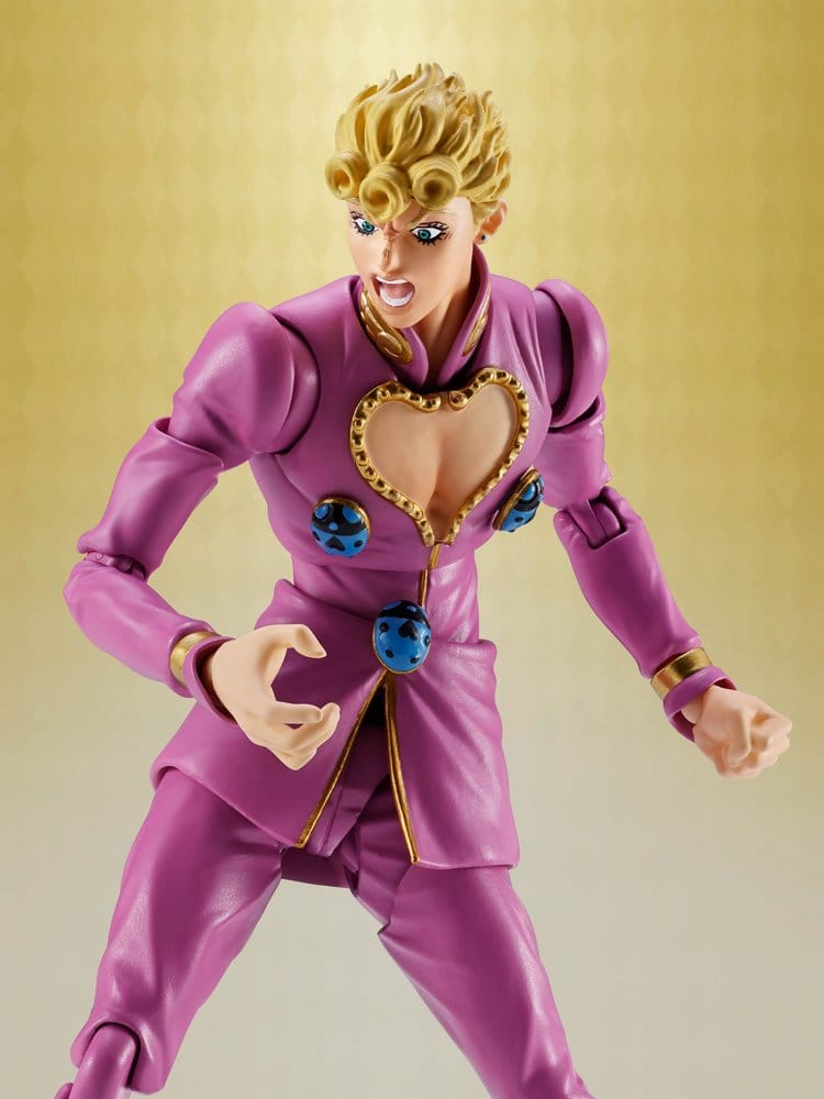 JoJo's Bizarre Adventure: Golden Wind S.H.Figuarts Actionfigur Giorno Giovanna 16 cmJoJo's Bizarre Adventure: Golden Wind S.H.Figuarts Action Figure Giorno Giovanna 16 cmJoJo's Bizarre Adventure: Golden Wind figurine S.H.Figuarts Giorno Giovanna 16 cmJoJo 4573102688194