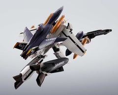 Macross 7 Hi-Metal R Action Figure VF-0S Phoenix (Roy Focker Use) & QF-2200D-B Ghost Set 14 cm   4573102692573