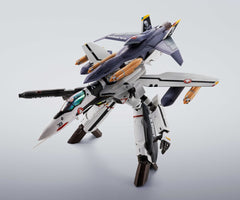 Macross 7 Hi-Metal R Action Figure VF-0S Phoenix (Roy Focker Use) & QF-2200D-B Ghost Set 14 cm   4573102692573