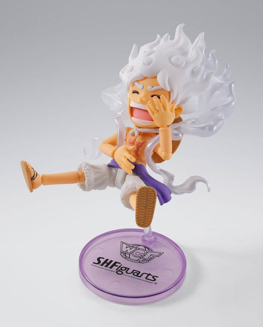 One Piece World Collactable Figures x S.H. Figuarts Action Figure Monkey D. Luffy Gear 5 8 cm          4573102692962