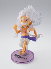 One Piece World Collactable Figures x S.H. Figuarts Action Figure Monkey D. Luffy Gear 5 8 cm          4573102692962