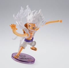 One Piece World Collactable Figures x S.H. Figuarts Action Figure Monkey D. Luffy Gear 5 8 cm          4573102692962