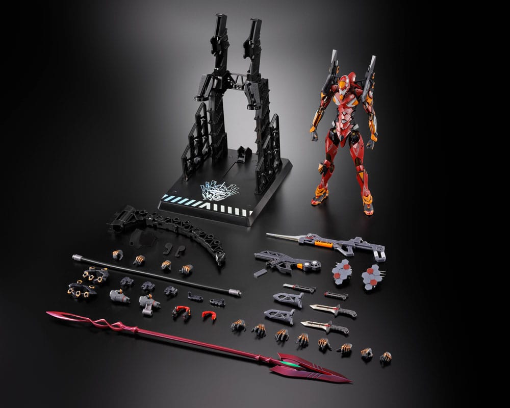 Neon Genesis Evangelion Metal Build Action Figure Eva Production Model-02 30th with the Spear of Cassius 22 cm 4573102693358