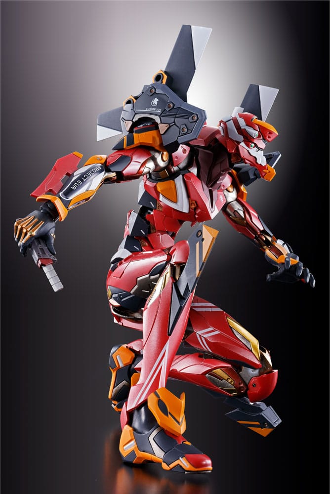 Neon Genesis Evangelion Metal Build Action Figure Eva Production Model-02 30th with the Spear of Cassius 22 cm 4573102693358