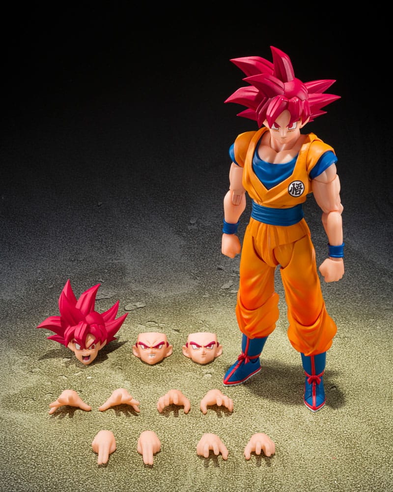 Dragon Ball Super S.H.Figuarts Action Figure Super Saiyan God Son Guko (God Aura) 15 cm        4573102697844