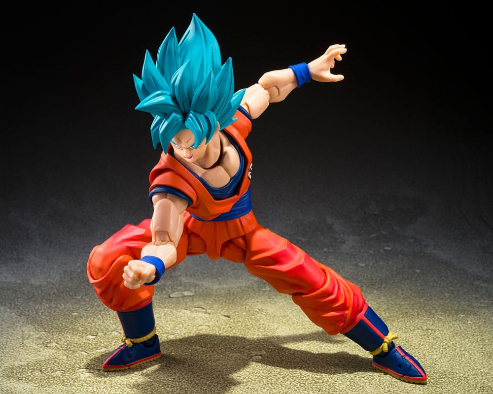 Dragon Ball Super S.H.Figuarts Action Figure Super Saiyan God Super Son Guko (Blue power transcending Limits) 15 cm        4573102697851