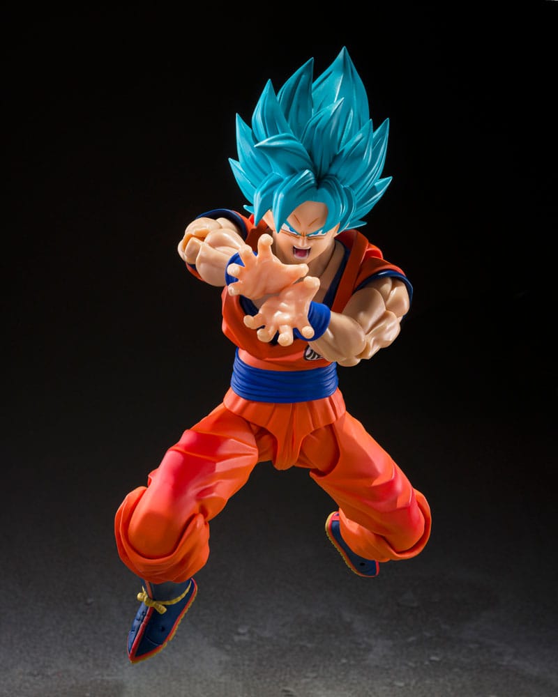 Dragon Ball Super S.H.Figuarts Action Figure Super Saiyan God Super Son Guko (Blue power transcending Limits) 15 cm        4573102697851