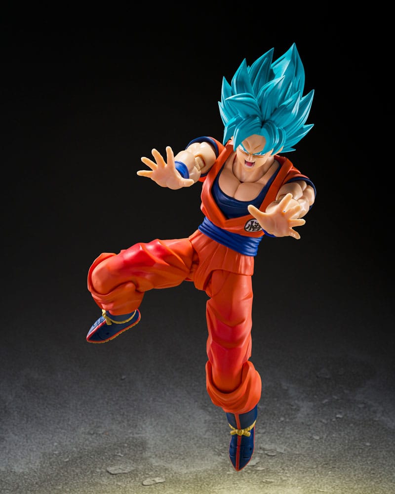 Dragon Ball Super S.H.Figuarts Action Figure Super Saiyan God Super Son Guko (Blue power transcending Limits) 15 cm        4573102697851