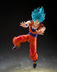 Dragon Ball Super S.H.Figuarts Action Figure Super Saiyan God Super Son Guko (Blue power transcending Limits) 15 cm        4573102697851
