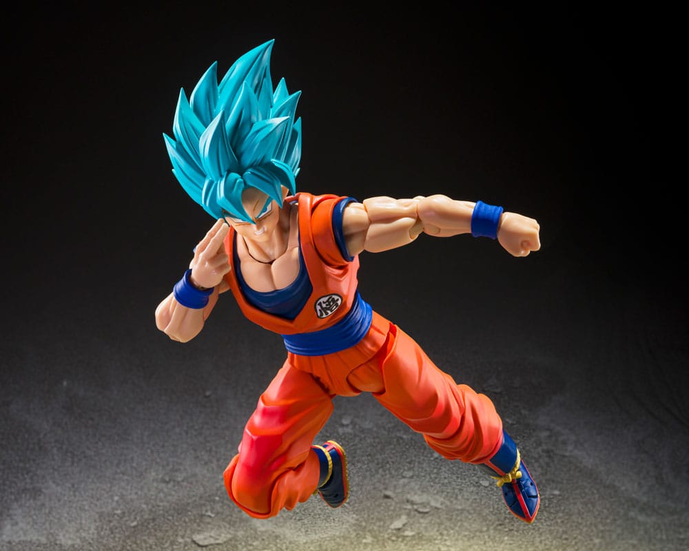 Dragon Ball Super S.H.Figuarts Action Figure Super Saiyan God Super Son Guko (Blue power transcending Limits) 15 cm        4573102697851