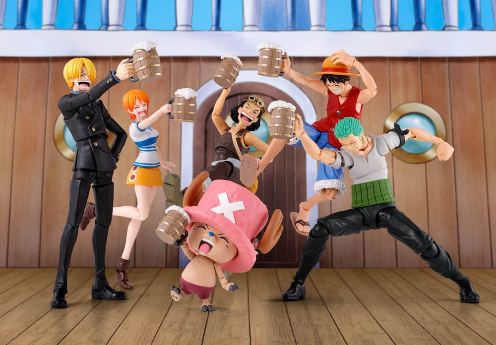 One Piece S.H. Figuarts Accessory Set The Straw Hat Crew Party Set 4573102698018