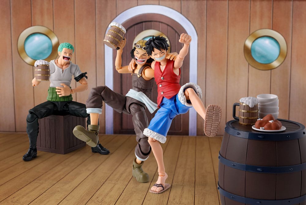 One Piece S.H. Figuarts Accessory Set The Straw Hat Crew Party Set 4573102698018