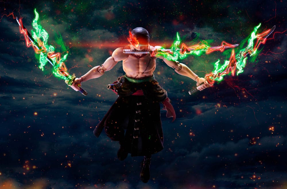 One Piece S.H.Figuarts Action Figure Roronoa Zoro The King of Hell 15 cm  4573102698513