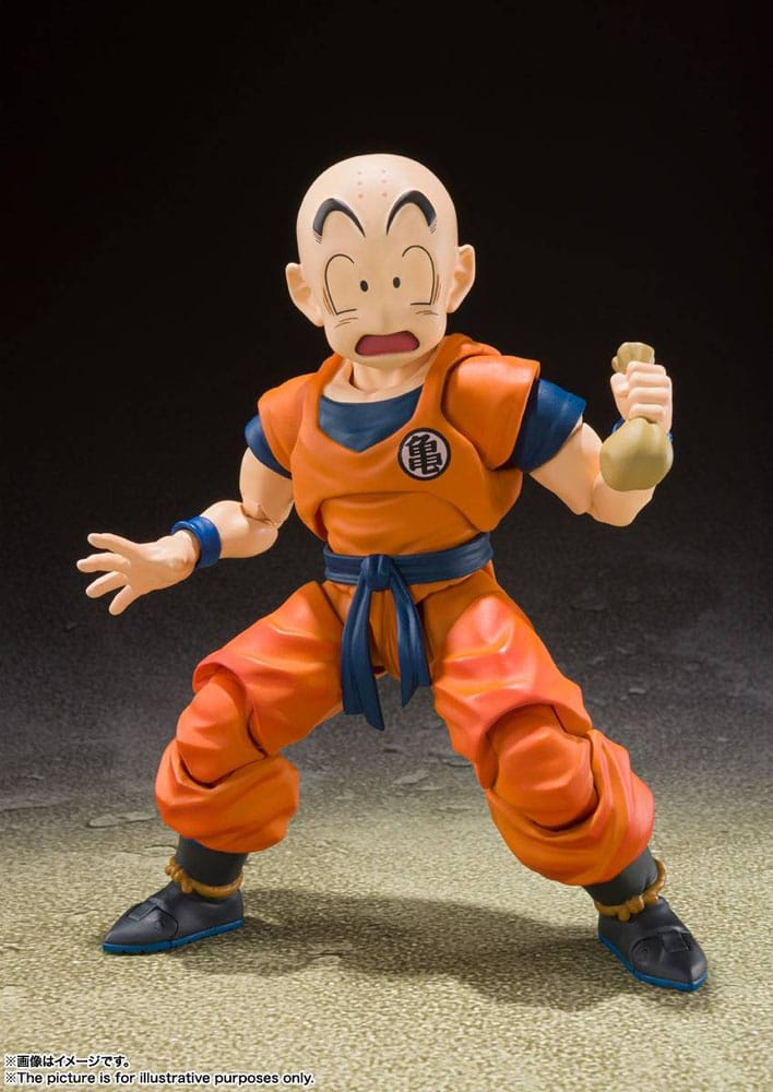 Dragon Ball Z S.H. Figuarts Action Figure Krillin-Earth's Strongest Man 12 cm 4573102698711