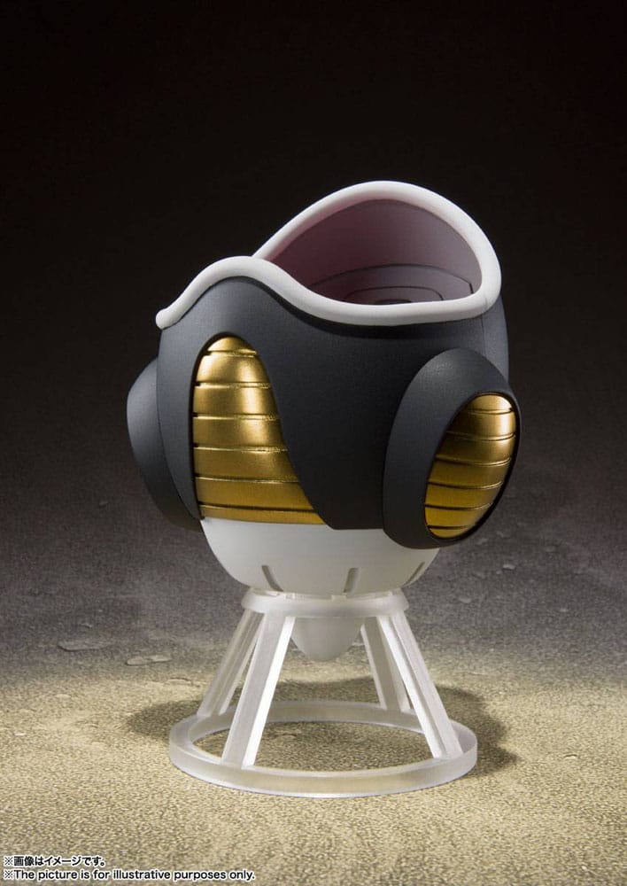 Dragon Ball Z S.H. Figuarts Action Figure Frieza (First Form) & Frieza Pod Reissue 11 cm 4573102698803