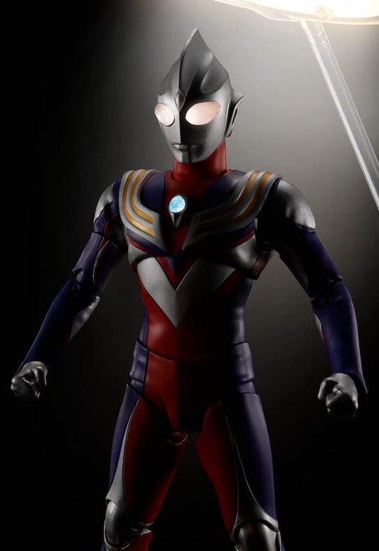 Ultraman Series S.H.Figuarts Shinkocchou Seihou Action Figure Ultraman Tiga Multi Type 30th Anniversary Edition 15 cm        4573102721143