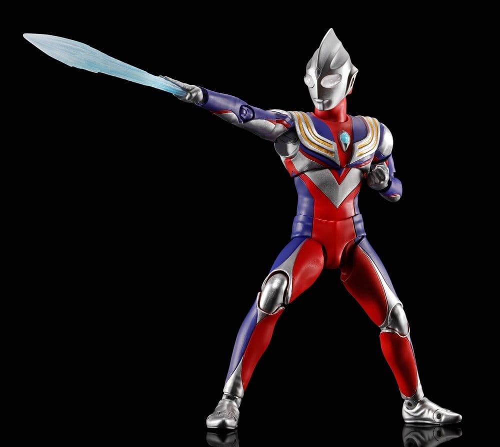 Ultraman Series S.H.Figuarts Shinkocchou Seihou Action Figure Ultraman Tiga Multi Type 30th Anniversary Edition 15 cm        4573102721143