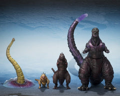 Godzilla 2016 S.H.MonsterArts Action Figures 3-Pack The Second Form, Thrid Form, Giant Unidentified Creature Set  4573102722188