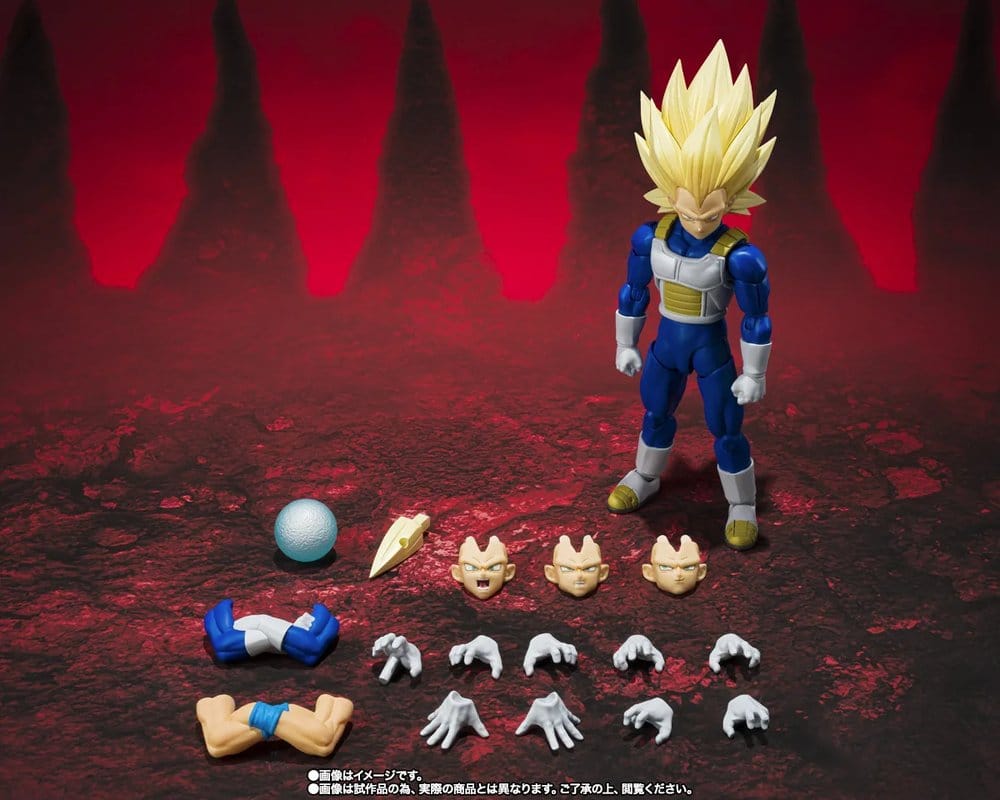 Dragon Ball Daima S.H.Figuarts Action Figure Super Saiyan 3 Vegeta 15 cm 4573102736383