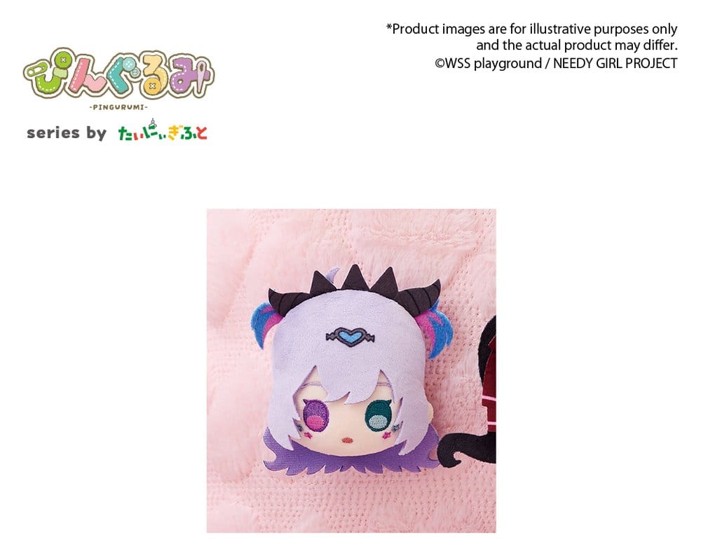 Needy Girl Overdose Pingurumi Mini Figure Purple Lollipop 8 cm 4570194456939