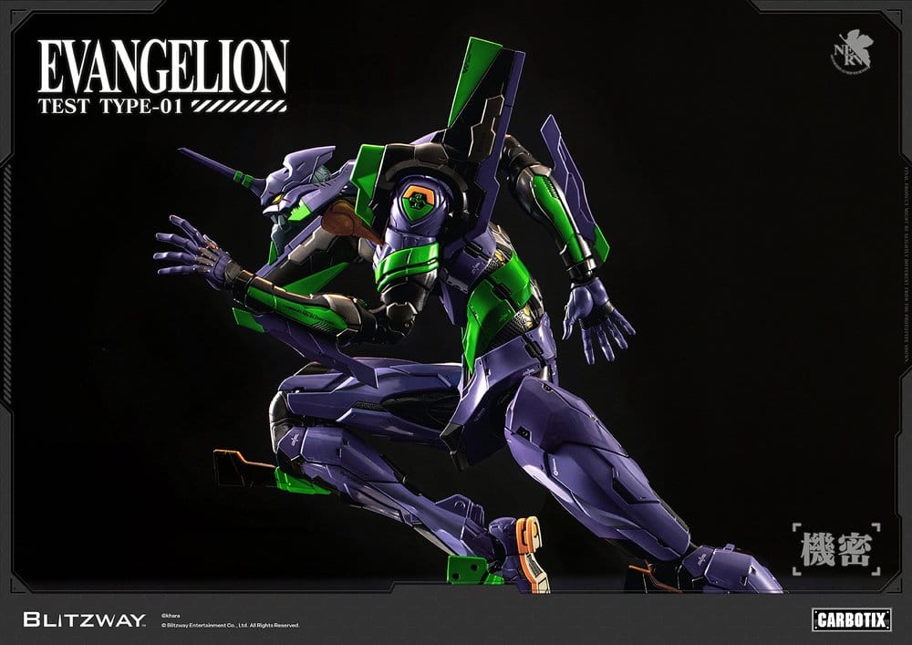 Evangelion Carbotix Action Figure Evangelion Unit-01 Test Type (DX Ver.) 33 cm 8809321473423