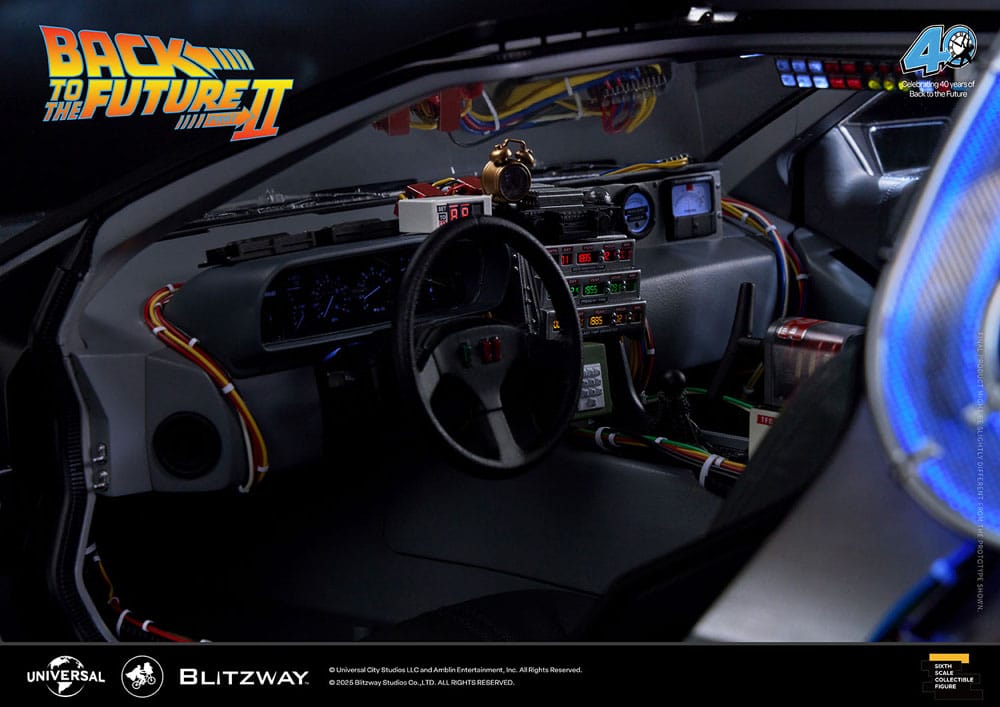 Back to the Future II Premium UMS vehicle 1/6 Time Machine 74 cm 8809321472754