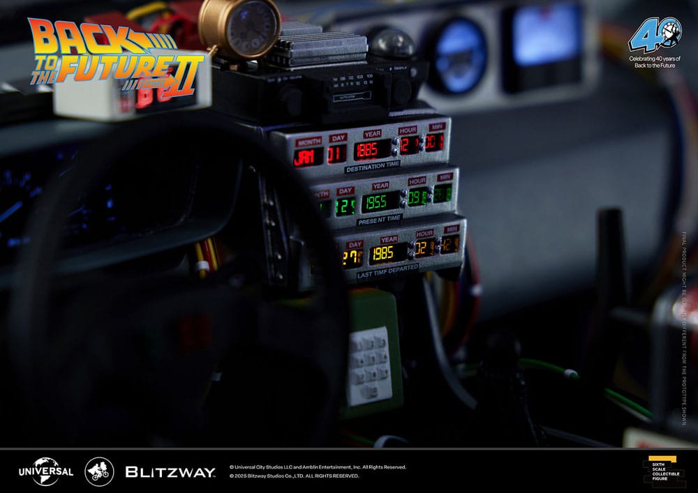 Back to the Future II Premium UMS vehicle 1/6 Time Machine 74 cm 8809321472754
