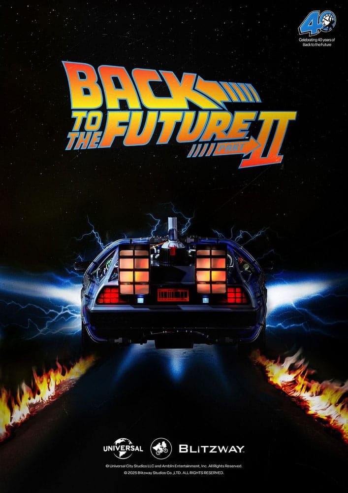 Back to the Future II Premium UMS vehicle 1/6 Time Machine 74 cm 8809321472754